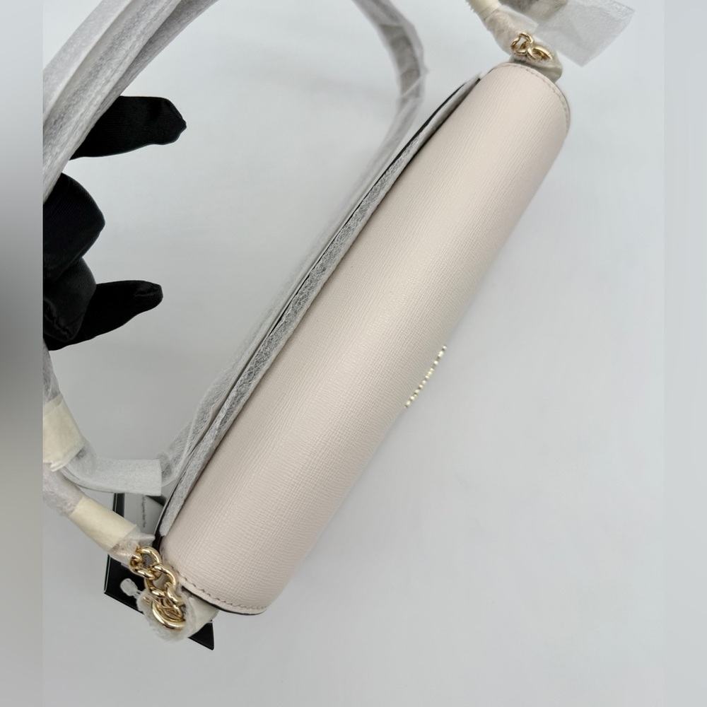 Kate Spade Devin Colorblocked Flap Chain Wallet Timeless Taupe Multi - Picture 7 of 16